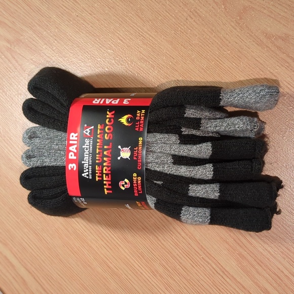 Avalanche Men's Ultimate Thermal Crew Sock, 3-pair - Picture 1 of 4